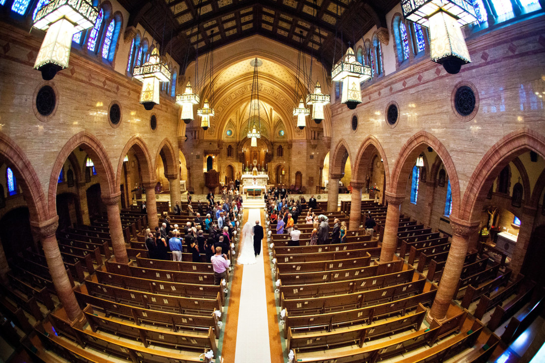 Wedding photography at Holy Ghost Catholic Church