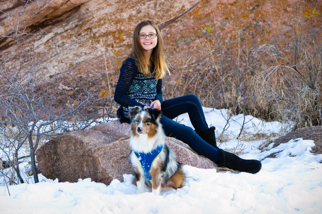 Family pictures at Red Rocks