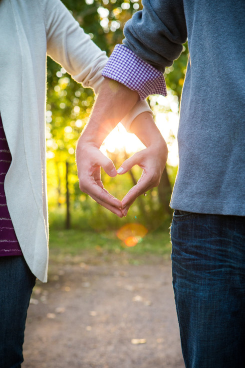 Fun engagement photos in Denver