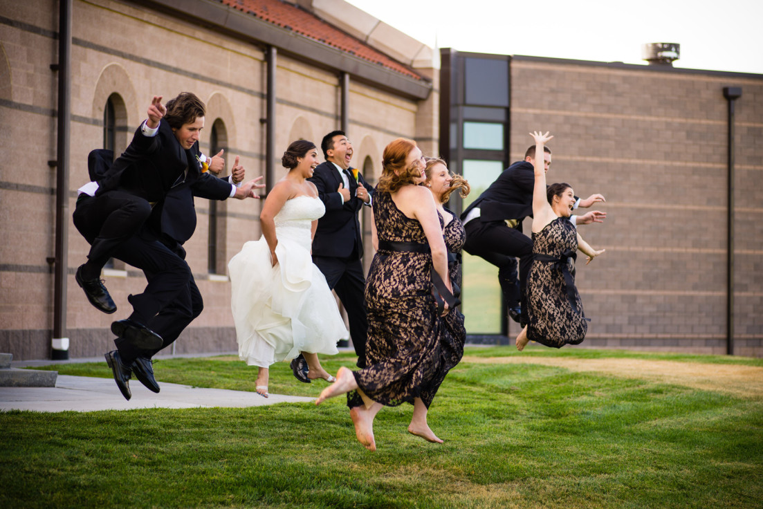 Fun wedding day pictures