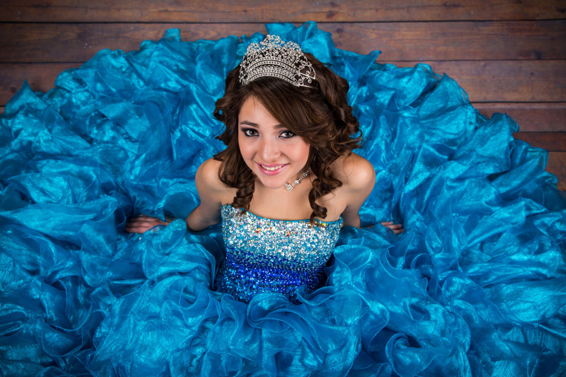 Littleton quinceanera studio portraits