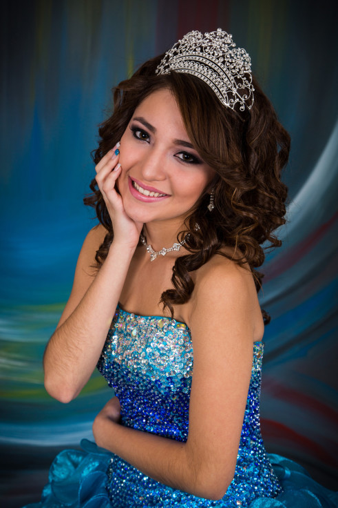 Quinceanera portraits in Littleton