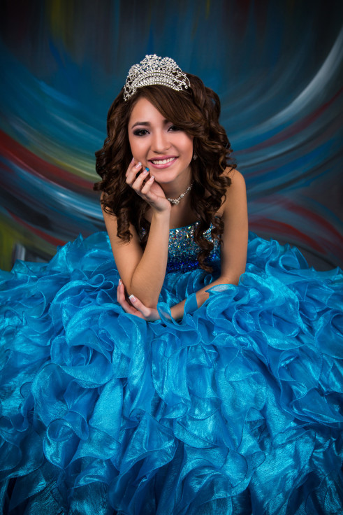 Quinceanera studio portraits