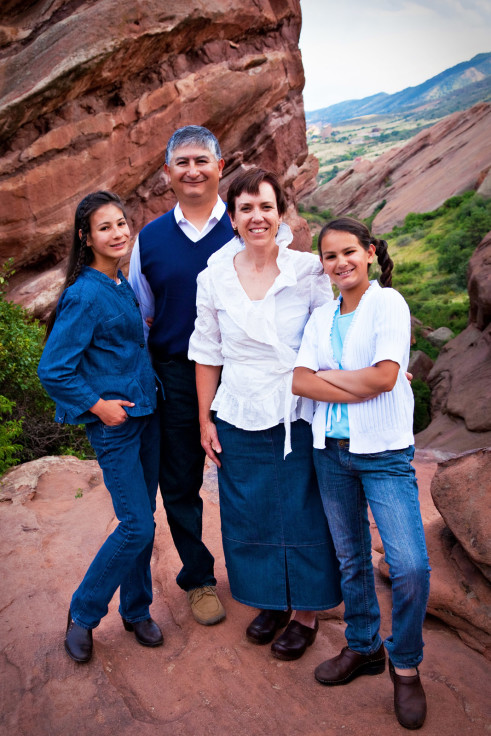 Red Rocks family portraits